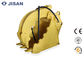 Non Rotary Excavator Ambil Bucket Hydraulic Large Jaw Opening untuk CAT320 CAT330